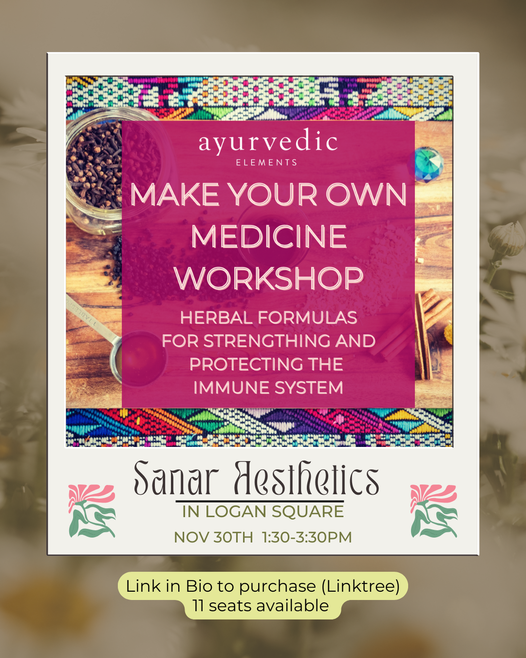 Make Your Own Medicine Workshop